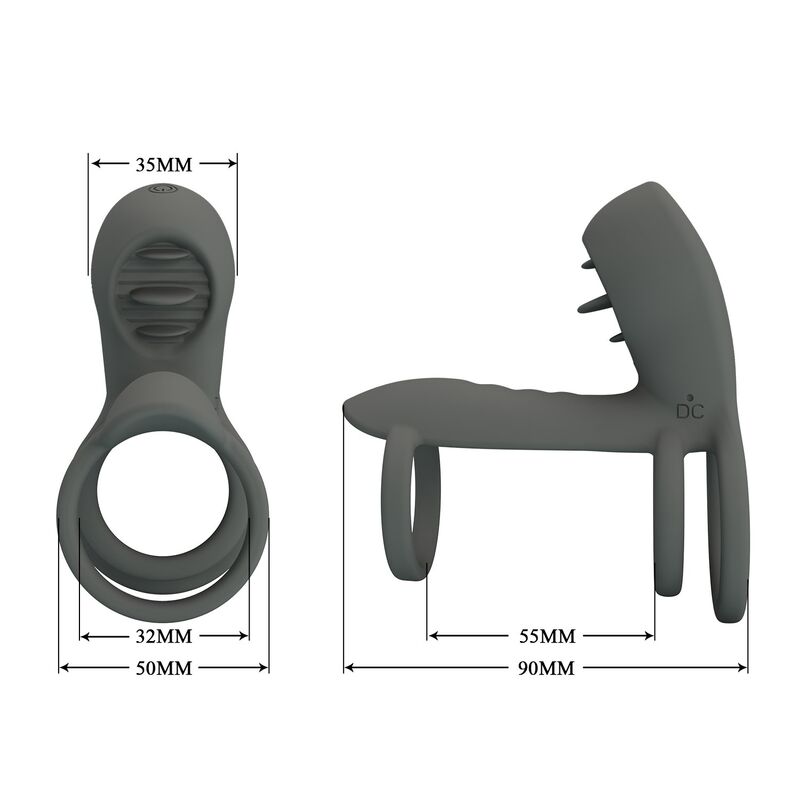 Pretty Love-Penishülle Penis mit doppelter Stimulierung und Wirkung zum Einnehmen · Sextoys (Bild 3)