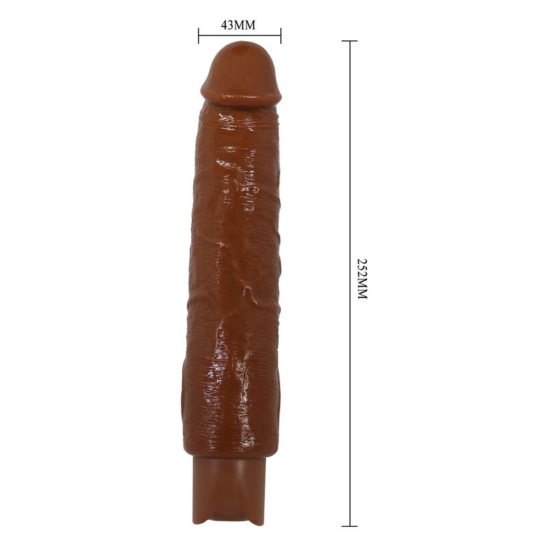 Pretty Love-Gavin Vibrator Realistisch 25 cm Braun · Vibratoren (Bild 10)