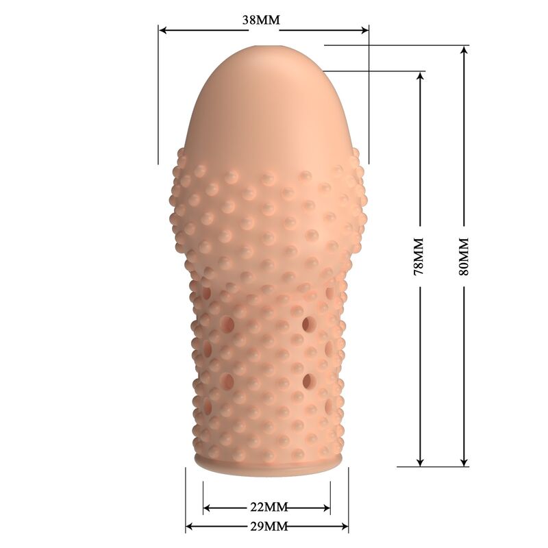 Pretty Love-Geek’s Penishülle Textured für den natürlichen Penis · Sextoys (Bild 4)