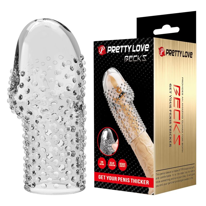 Pretty Love-Geek's Strukturierte Penishülle Transparent