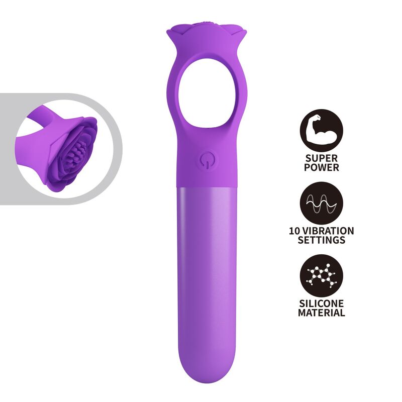 Pretty Love-Giana Mini Vibrator Wiederaufladbar Lila · Vibratoren (Bild 9)