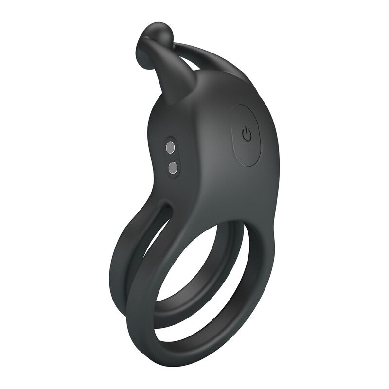 Pretty Love-Goodwin Ring Vibrator Doppel Wiederaufladbar Schwarz · Sextoys (Bild 6)