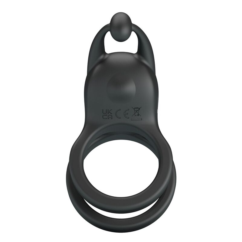 Pretty Love-Goodwin Ring Vibrator Doppel Wiederaufladbar Schwarz · Sextoys (Bild 5)