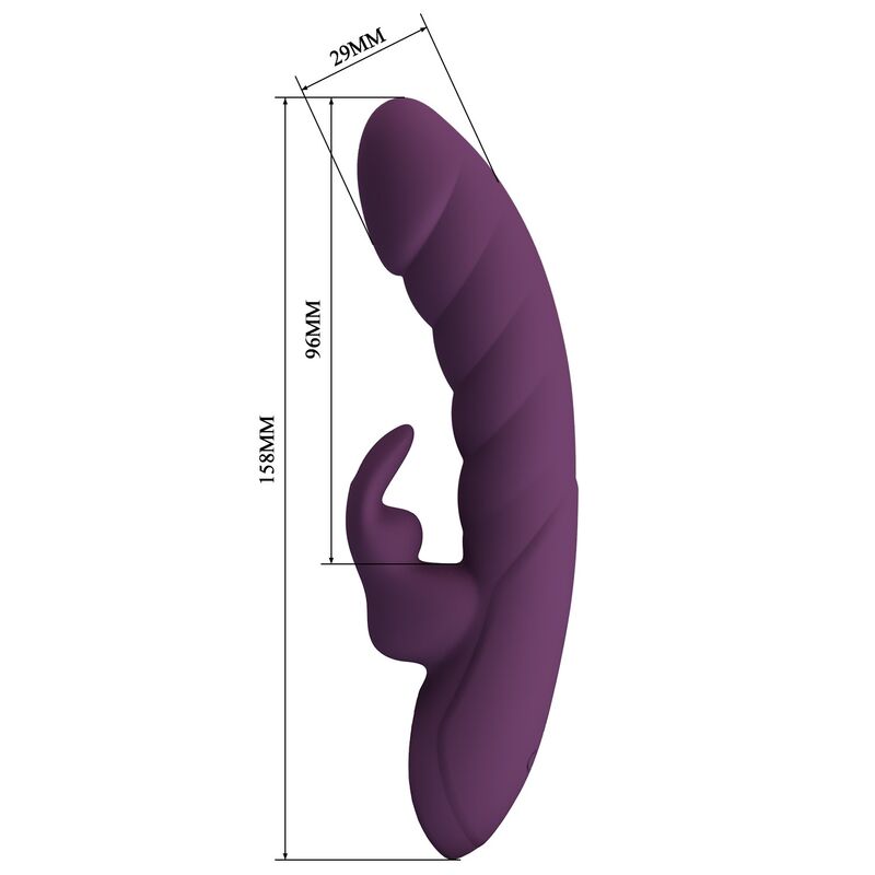Pretty Love-Harper Vibrator Rabbit 10 Funktionen Lila · Vibratoren (Bild 10)