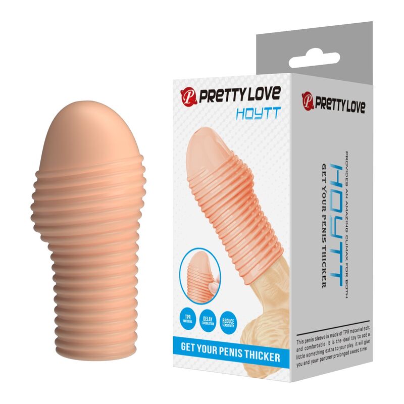 Pretty Love-Hottt Strukturierte Penishülle Natur