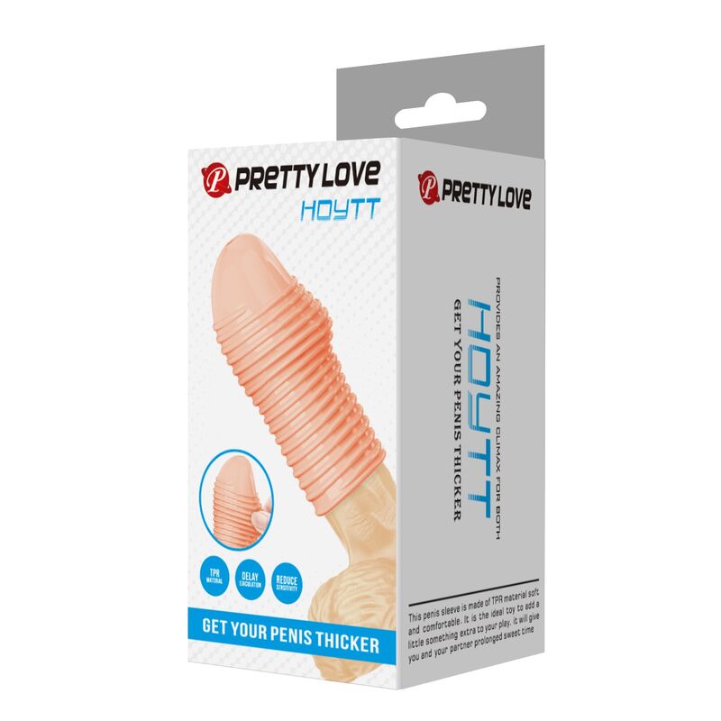 Pretty Love-Hottt Penishülle Textured für den natürlichen Penis · Sextoys (Bild 3)