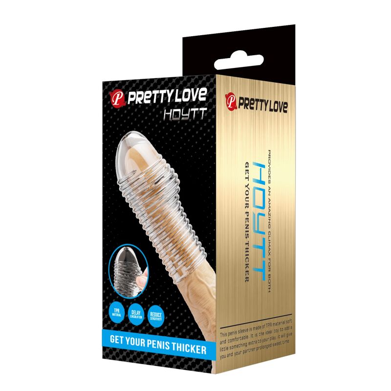 Pretty Love-Hott Penishülle Textured für Transparent Penis · Sextoys (Bild 7)