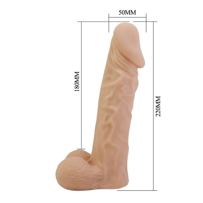 Pretty Love-Jolyon Strap-on mit Dildo Flexible 22 cm Natural · Strap-on & Harness (Bild 6)