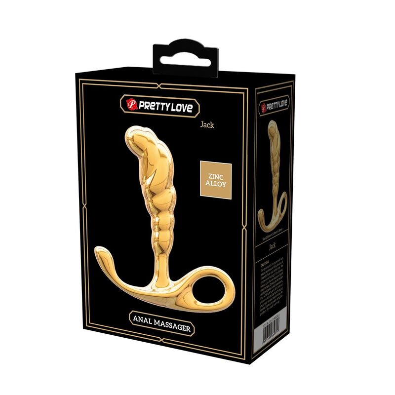 Pretty Love-Gold Metall Prostata Jack Massager · Sextoys (Bild 3)