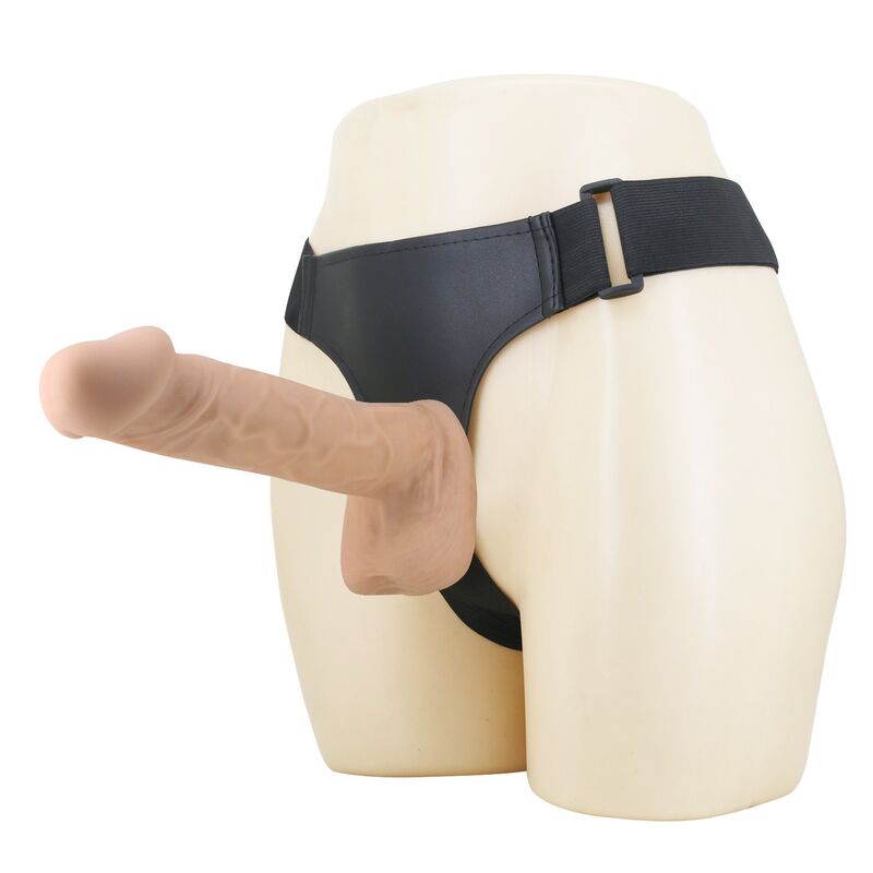 Pretty Love-Kaspar Strap-on mit Dildo Flexible 21 cm Natural · Strap-on & Harness (Bild 3)