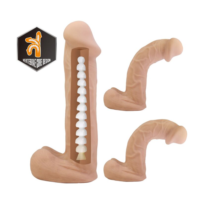 Pretty Love-Kaspar Strap-on mit Dildo Flexible 21 cm Natural · Strap-on & Harness (Bild 5)