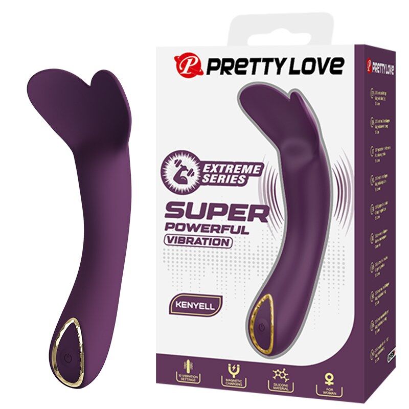Pretty Love-Kenyell Gebogener Vibrator 10 Funktionen Lila
