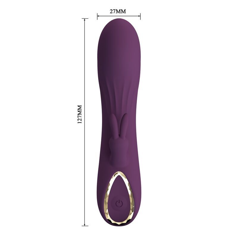 Pretty Love-Landyn Vibrator Kaninchen 10 Funktionen Lila · Vibratoren (Bild 4)
