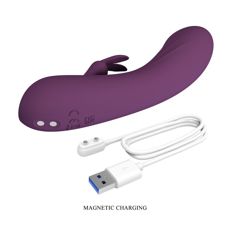 Pretty Love-Landyn Vibrator Kaninchen 10 Funktionen Lila · Vibratoren (Bild 5)
