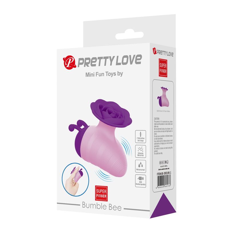 Pretty Love-Kleiner Bee Stimulator Klitoris 7 Modi Lila-Rosa · Vibratoren (Bild 6)