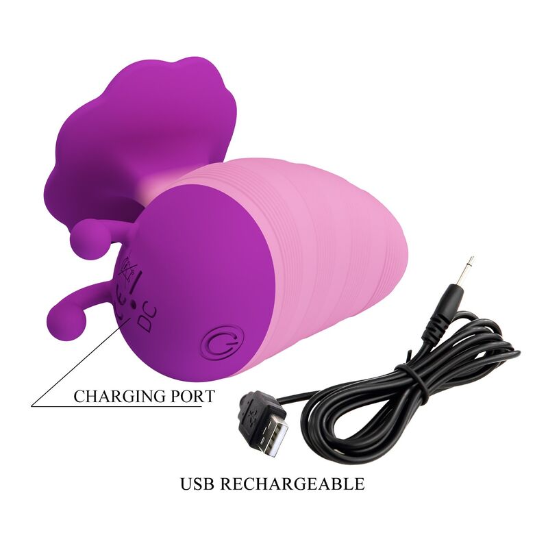 Pretty Love-Kleiner Bee Stimulator Klitoris 7 Modi Lila-Rosa · Vibratoren (Bild 8)