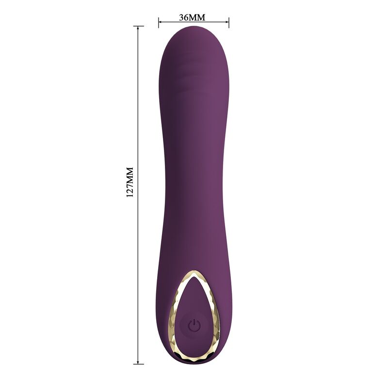 Pretty Love-Lloyde Vibrator Wiederaufladbar 10 Funktionen Lila · Vibratoren (Bild 7)