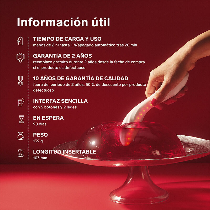 Lelo-Mona Spectra Intime Massagegerät mit Rot-Licht · Vibratoren (Bild 5)