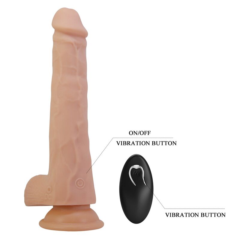 Pretty Love-Miles Dildo Vibrator mit Fernbedienung 23,5 cm · Sextoys (Bild 5)