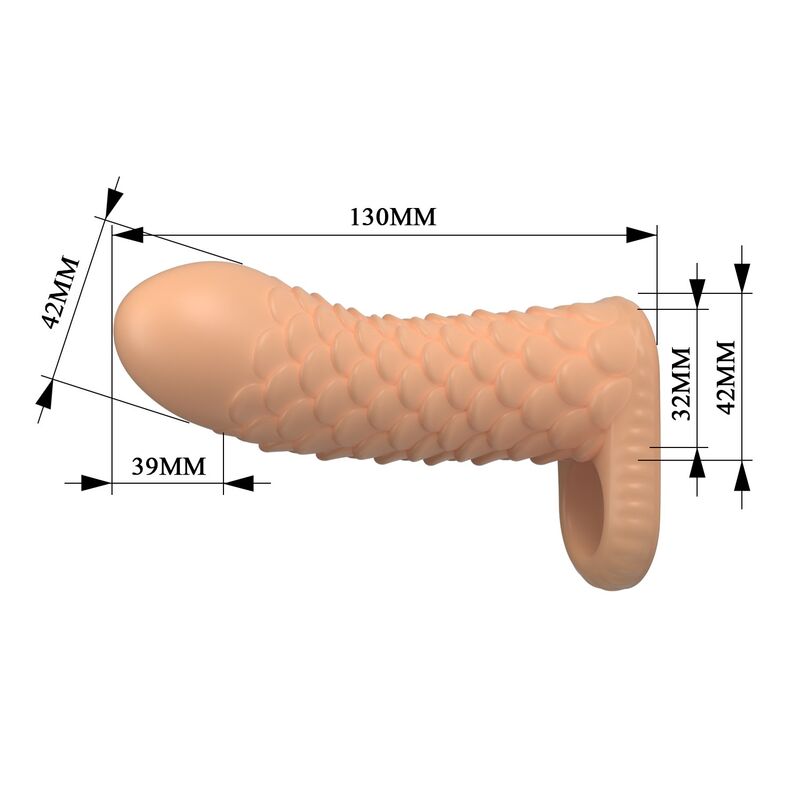 Pretty Love-Nesmith Penishülle Extender Penis 13 cm Natural · Sextoys (Bild 5)