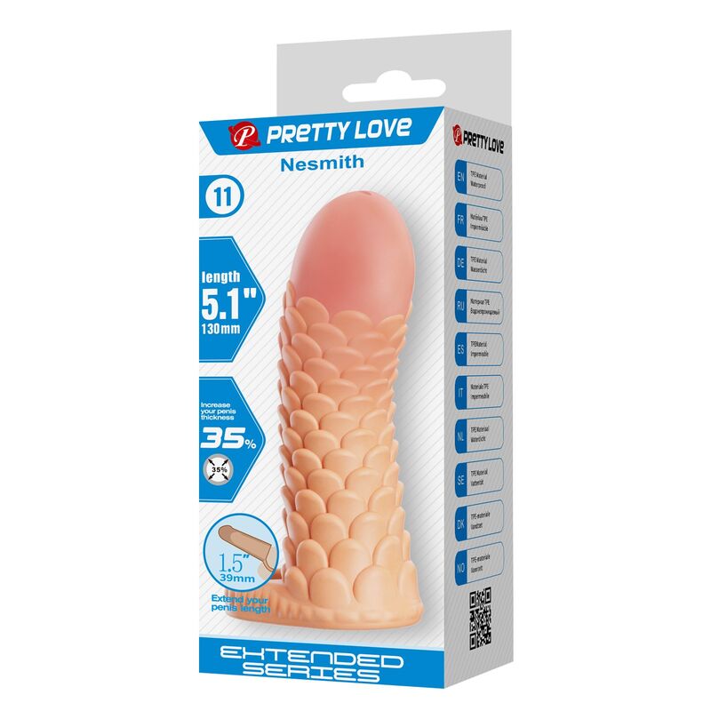 Pretty Love-Nesmith Penishülle Extender Penis 13 cm Natural · Sextoys (Bild 6)
