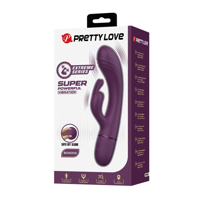 Pretty Love-Rocco Vibrator Rabbit 10 Funktionen Lila · Vibratoren (Bild 4)