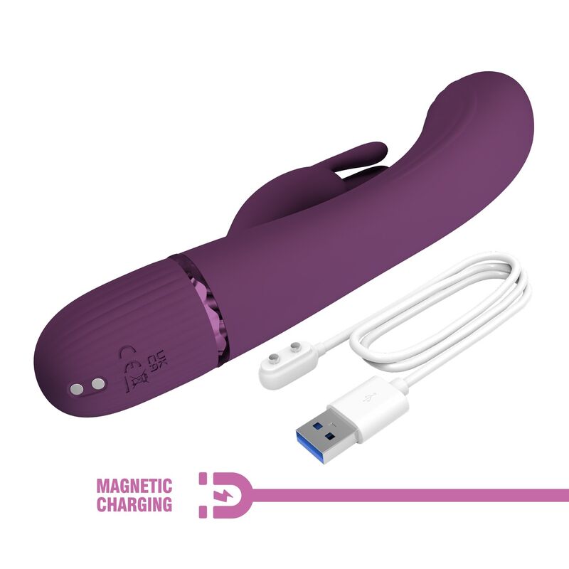 Pretty Love-Rocco Vibrator Rabbit 10 Funktionen Lila · Vibratoren (Bild 5)