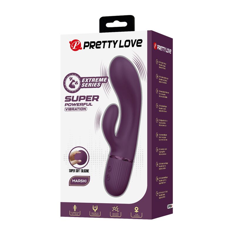 Pretty Love-Margie Vibrator Rabbit 10 Funktionen Lila · Vibratoren (Bild 8)
