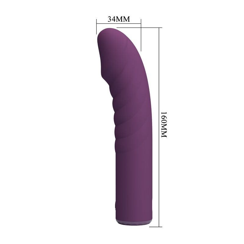 Pretty Love-Ryland Vibrator Wiederaufladbar 10 Funktionen Lila · Vibratoren (Bild 6)