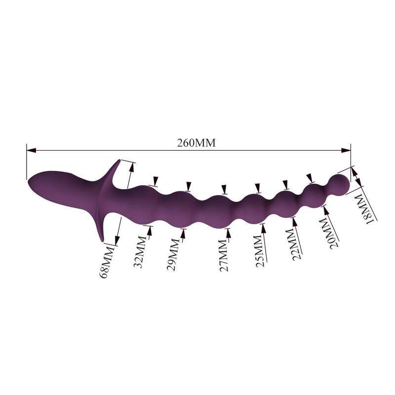 Pretty Love-Madison Vibrator Anal Wiederaufladbar 10 Funktionen · Sextoys (Bild 3)