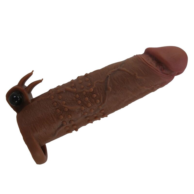 Pretty Love-Quillon Penishülle Vibrator für Penis 20 cm Braun · Sextoys (Bild 4)