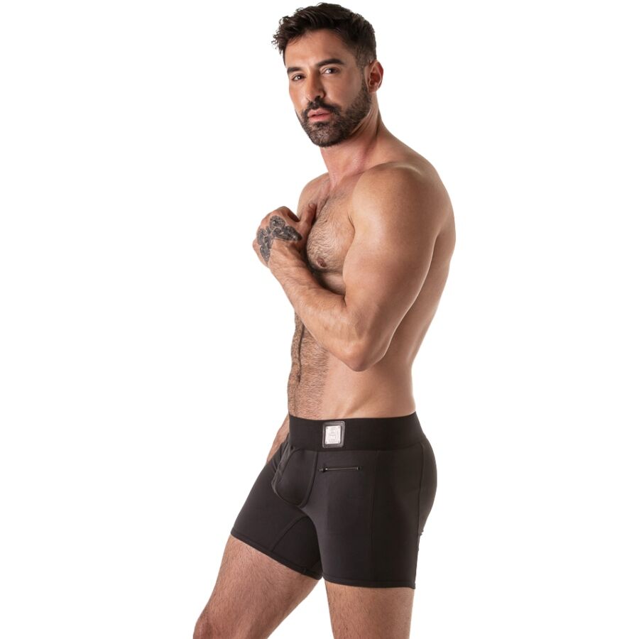Locker Gear-Wide Waistband Boxer mit Reißverschluss auf der Rückseite · Herrenunterwäsche (Bild 3)