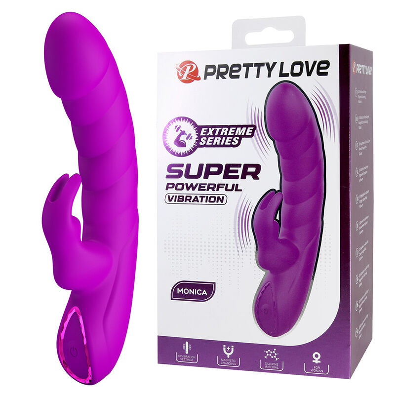 Pretty Love-Monica G-Punkt- und Klitoris-Vibrator wiederaufladbar