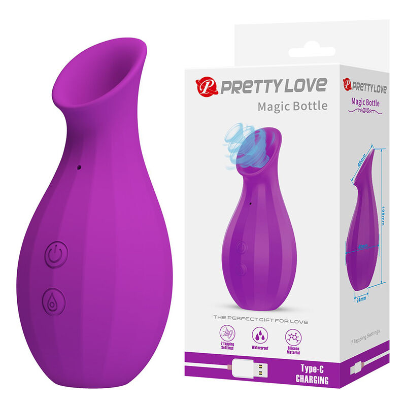 Pretty Love-Magic Bottle Klitoris-Stimulator mit Saugfunktion Lila