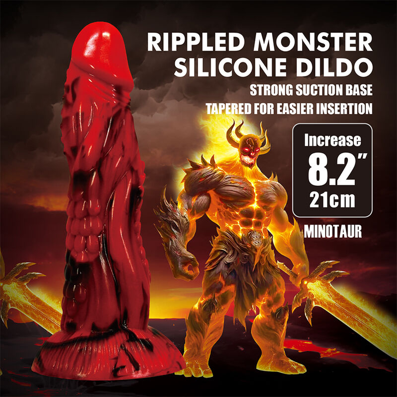 Power Monsters-Minotauro Dildo Fantasy mit Saugnapf 21 cm · Sextoys (Bild 3)