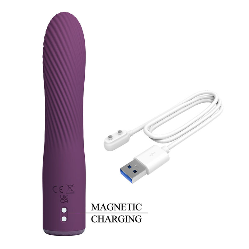 Pretty Love-Kissell Vibrator Wiederaufladbar 10 Funktionen Lila · Vibratoren (Bild 3)