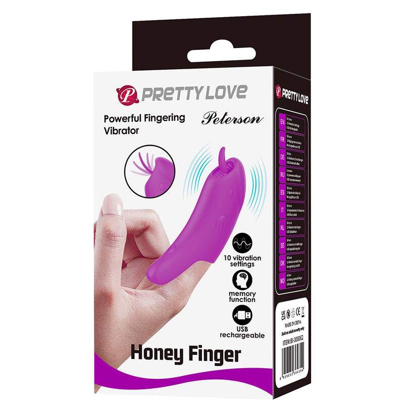 Pretty Love-Peterson Vibrator für Wiederaufladbar Lila · Vibratoren (Bild 3)
