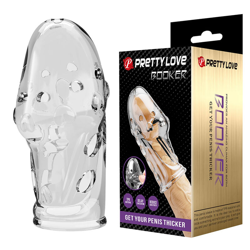 Pretty Love-Rocker Strukturierte Penishülle Transparent