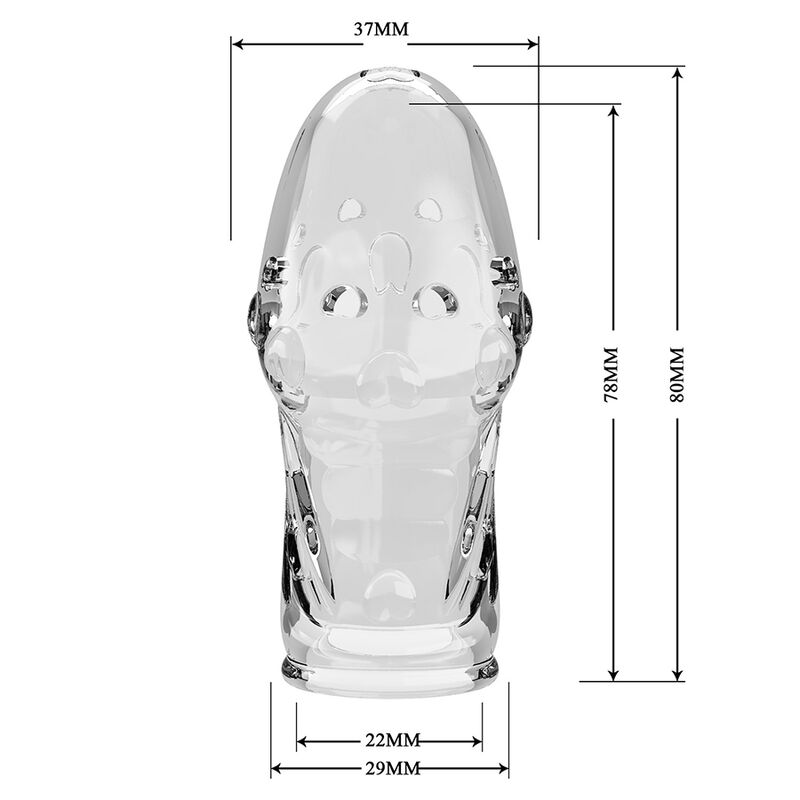 Pretty Love-Rocker Penishülle Strukturiert für Transparent Penis · Sextoys (Bild 4)