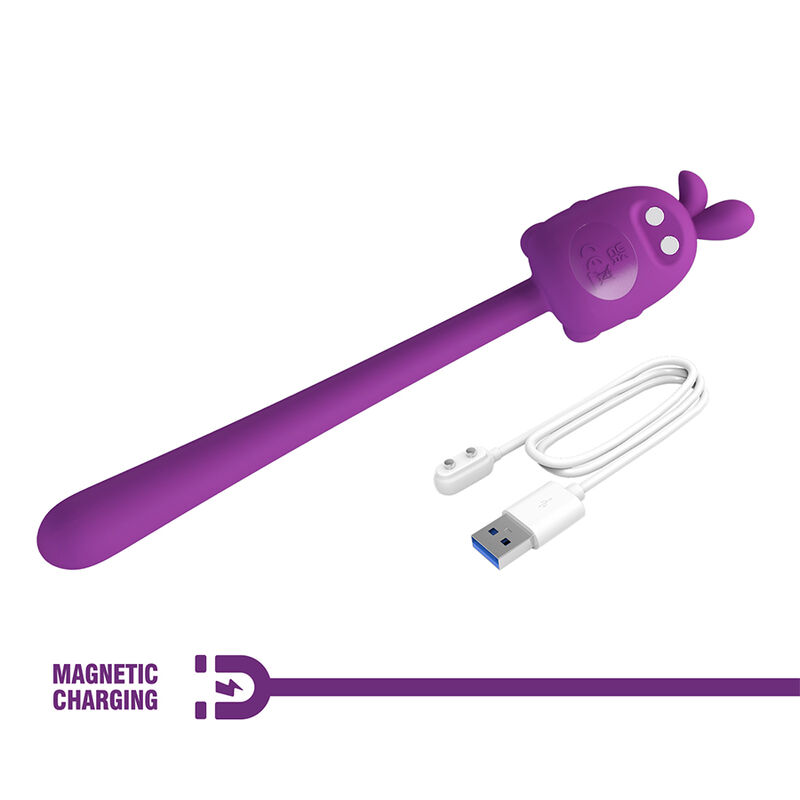 Pretty Love-Cute Bunny Vibrator Flexible Wiederaufladbar Lila · Vibratoren (Bild 10)