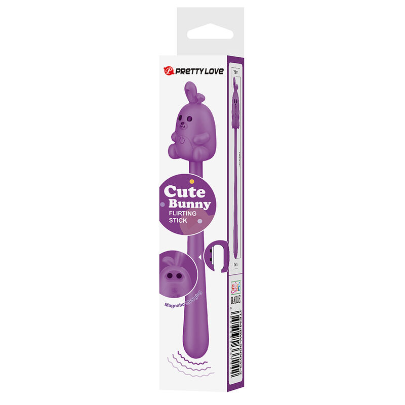 Pretty Love-Cute Bunny Vibrator Flexible Wiederaufladbar Lila · Vibratoren (Bild 6)