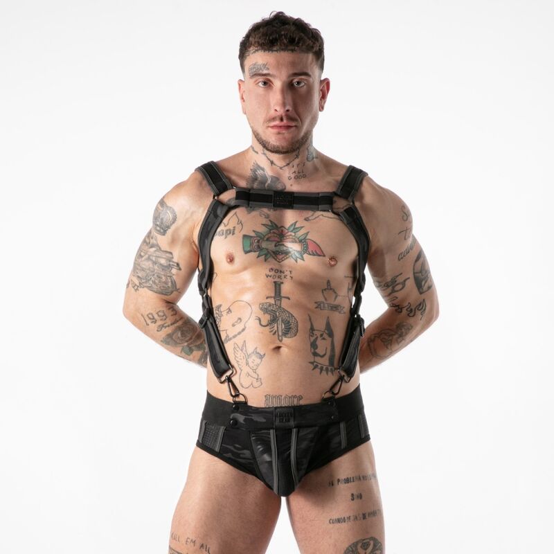 Locker Gear-Vollständiger militärischer Zugang Harness für Männer · Herrenunterwäsche