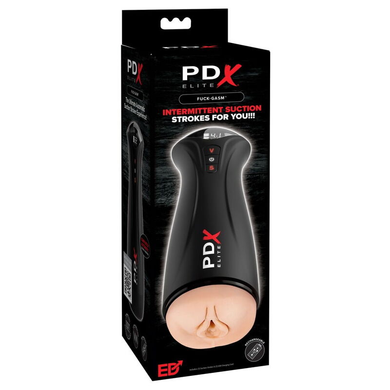 PDX Elite-Fap-Gasm Masturbator mit Suction und Vibration · Sextoys