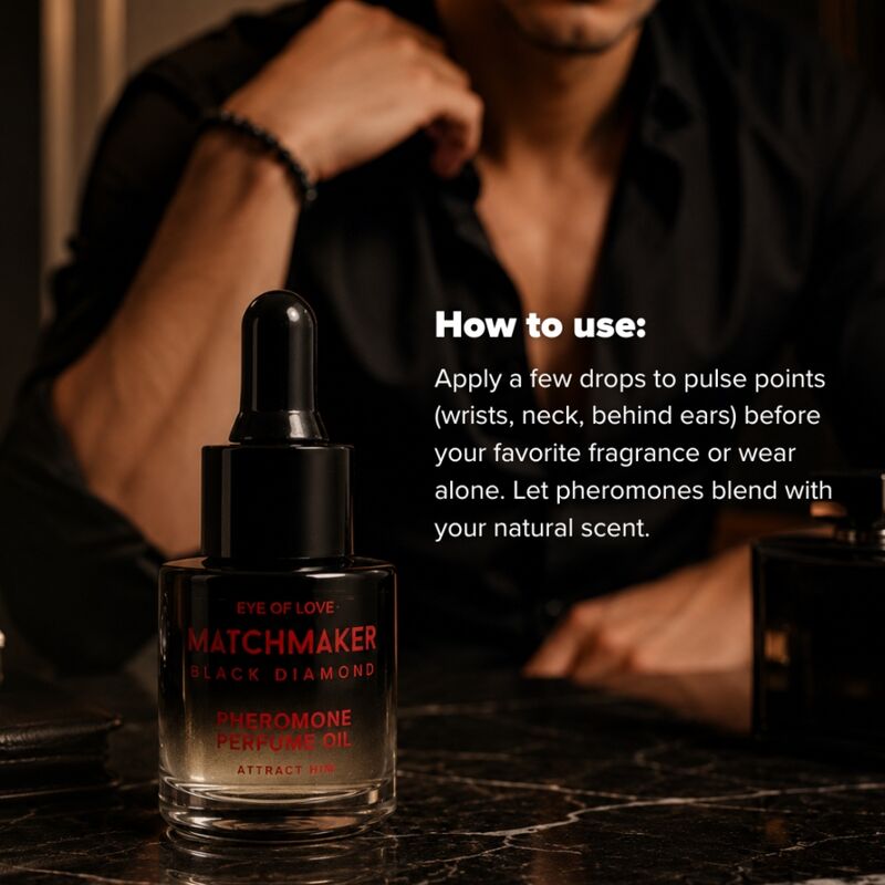 Eye of Love-Black Diamond Parfümiertes Öl mit Pheromonen 20 ml · Kosmetika & Aphrodisiaka (Bild 3)