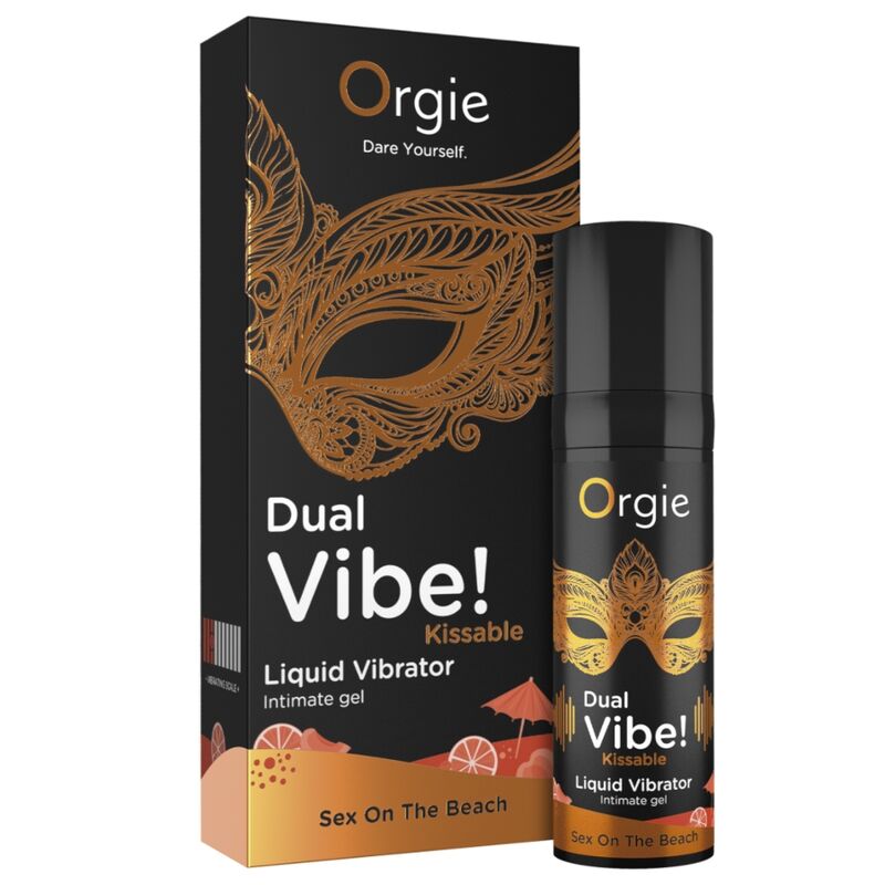 Orgie-Dual Vibe Vibrator Liquid Sex on the Beach 15 ml · Oralsex & Körperspiele (Bild 3)