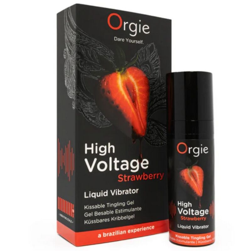Orgie-Hochvolt Vibrator Liquid Extra Leistungsstarke Erdbeeren · Kosmetika & Aphrodisiaka (Bild 2)