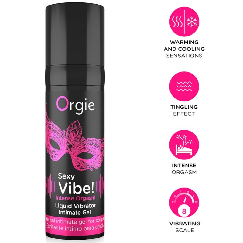 Orgie-Sexy Vibe Intense Orgasmus Gel Intimo 15 ml · Kosmetika & Aphrodisiaka