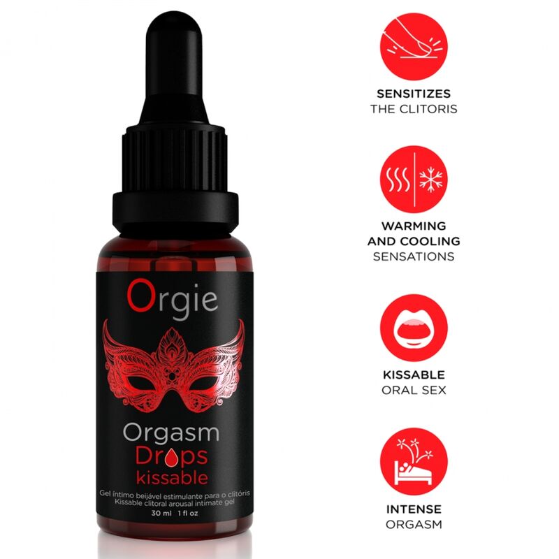 Orgie-Orgasmus Drops Kissable Tropfen für Klitoris 30 ml · Kosmetika & Aphrodisiaka