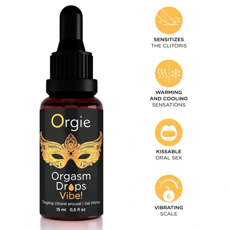 Orgie-Orgasmus Drops Vibe Tropfen mit Formicolio 15 ml · Kosmetika & Aphrodisiaka