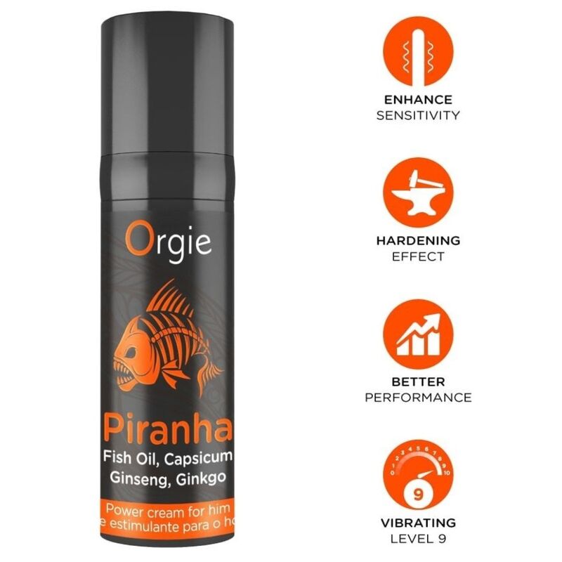 Orgie-Piranha Power Creme stimulierend für El 15 ml · Kosmetika & Aphrodisiaka